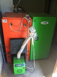 Λέβητας πέλλετ ADGREEN 45 kw στο Καλοχώρι Καστοριάς