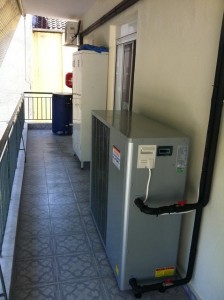 Η αντλία θερμότητας POLARIS 13 KW στο διαμέρισμα της κ. Ουρανίας Γεωργοπούλου