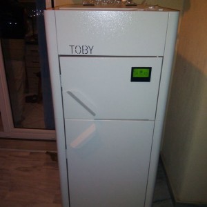Λέβητας πέλλετ ΤΟΒΥ 18 KW στον Λαγκαδά Θεσσαλονίκης