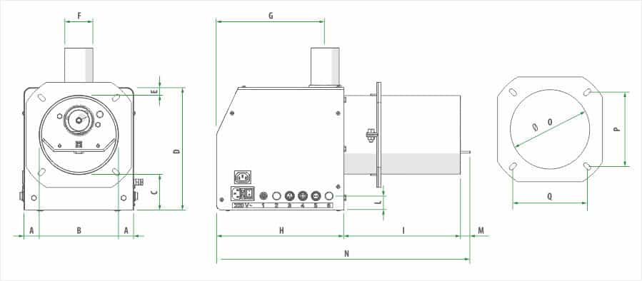 τεχνικα χαρακτιριστηκα καυστηρων bmix 35-90kw