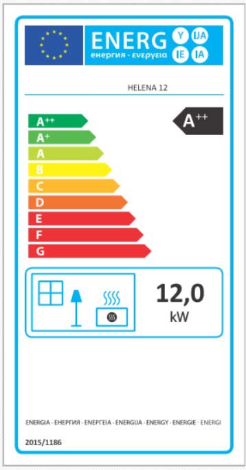 ενεργειακή ετικέτα helena 12kw