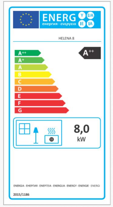 ενεργειακή ετικέτα helena 8kw